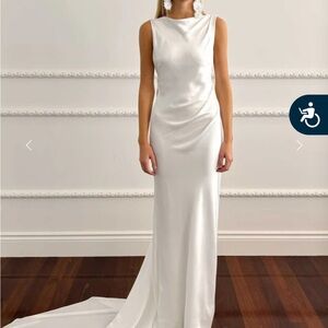 Grace Loves Lace White Sheath Wedding Gown